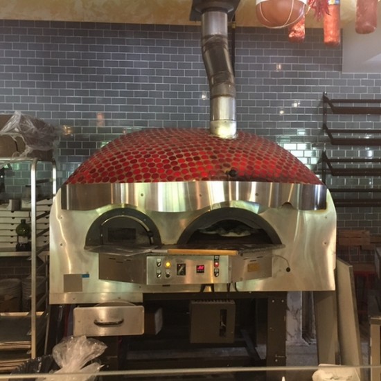 Dual Fuel Wood Gas Pizza Oven MIX120RK Rotating Pizza Ovens UK